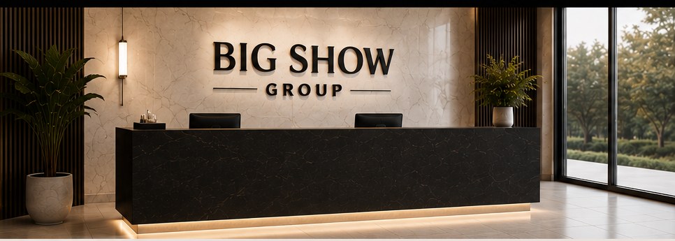 Recepción elegante de BIG SHOW GROUP